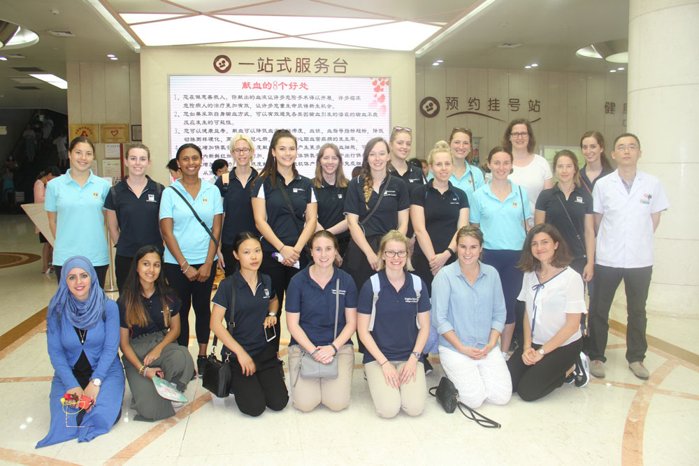The Summer Program of “Culture, Society and Public Health” of International Education College of Nanjing Medical University paid a visit to Nanjing Maternal and Child Health Hospital 